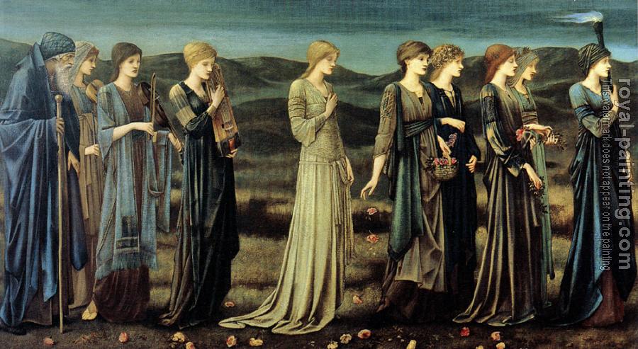 Sir Edward Coley Burne-Jones : The Wedding of Psyche